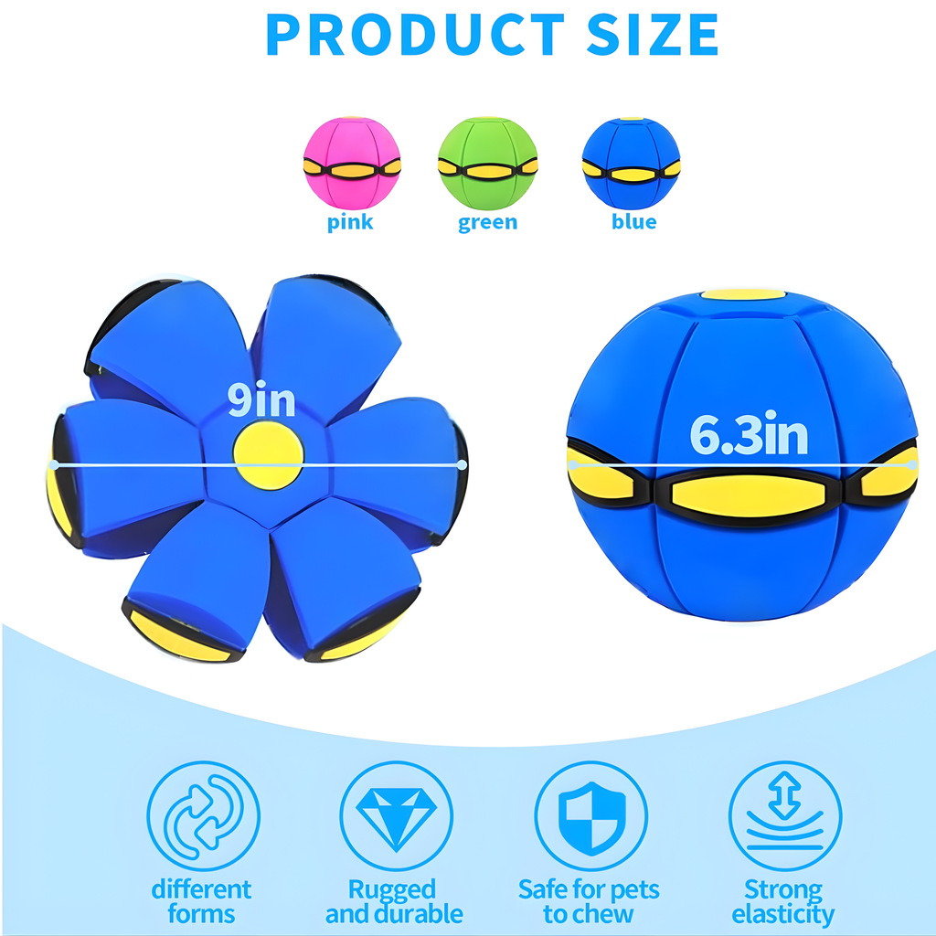 Flying Saucer Ball for Toy Interactive Flying Saucer Toy Portable