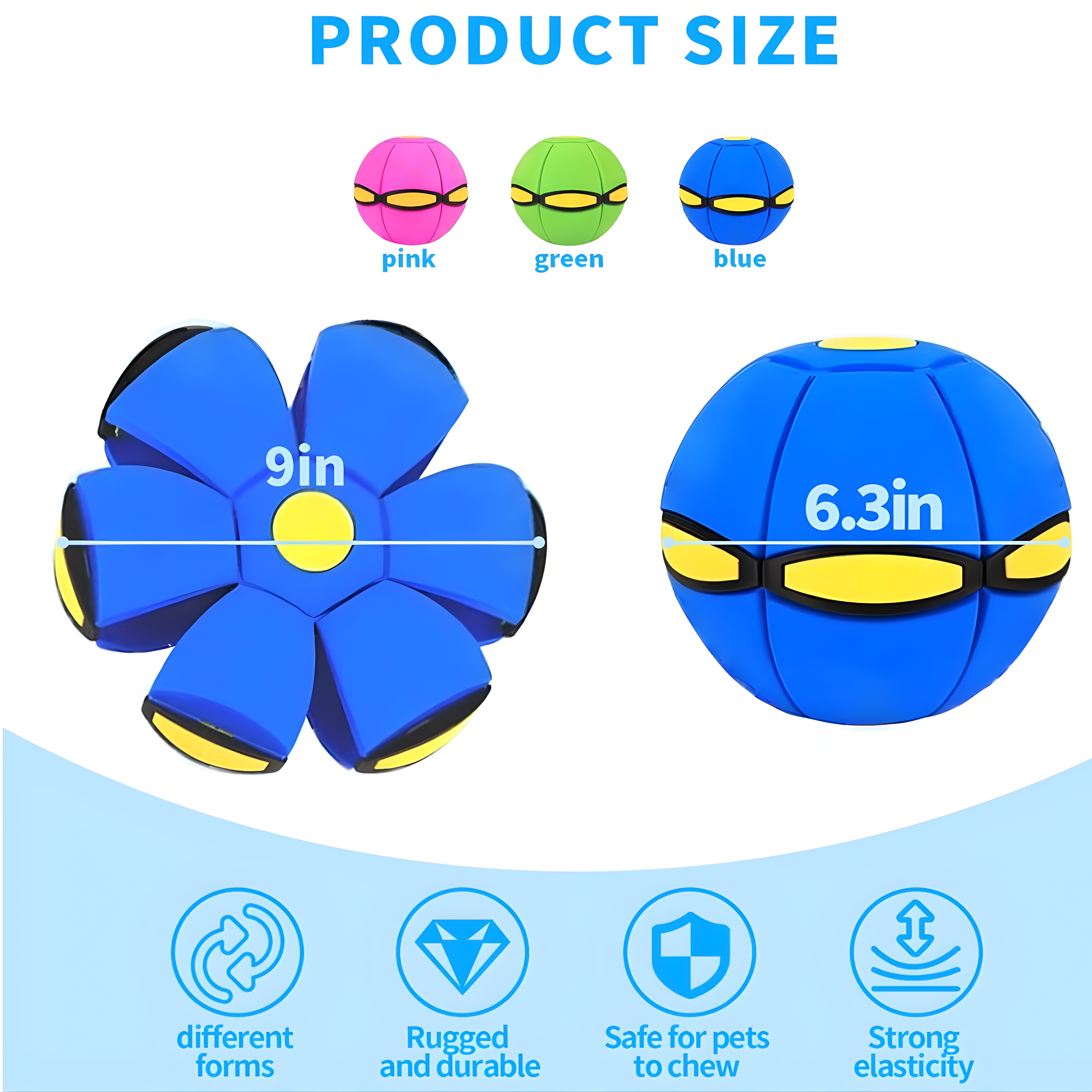 Flying Saucer Ball for Toy Interactive Flying Saucer Toy Portable