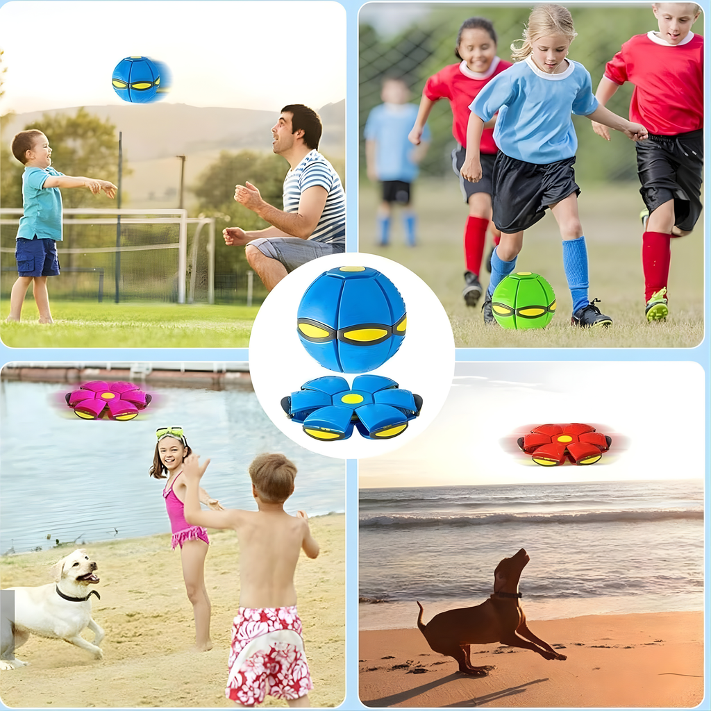 Flying Saucer Ball for Toy Interactive Flying Saucer Toy Portable