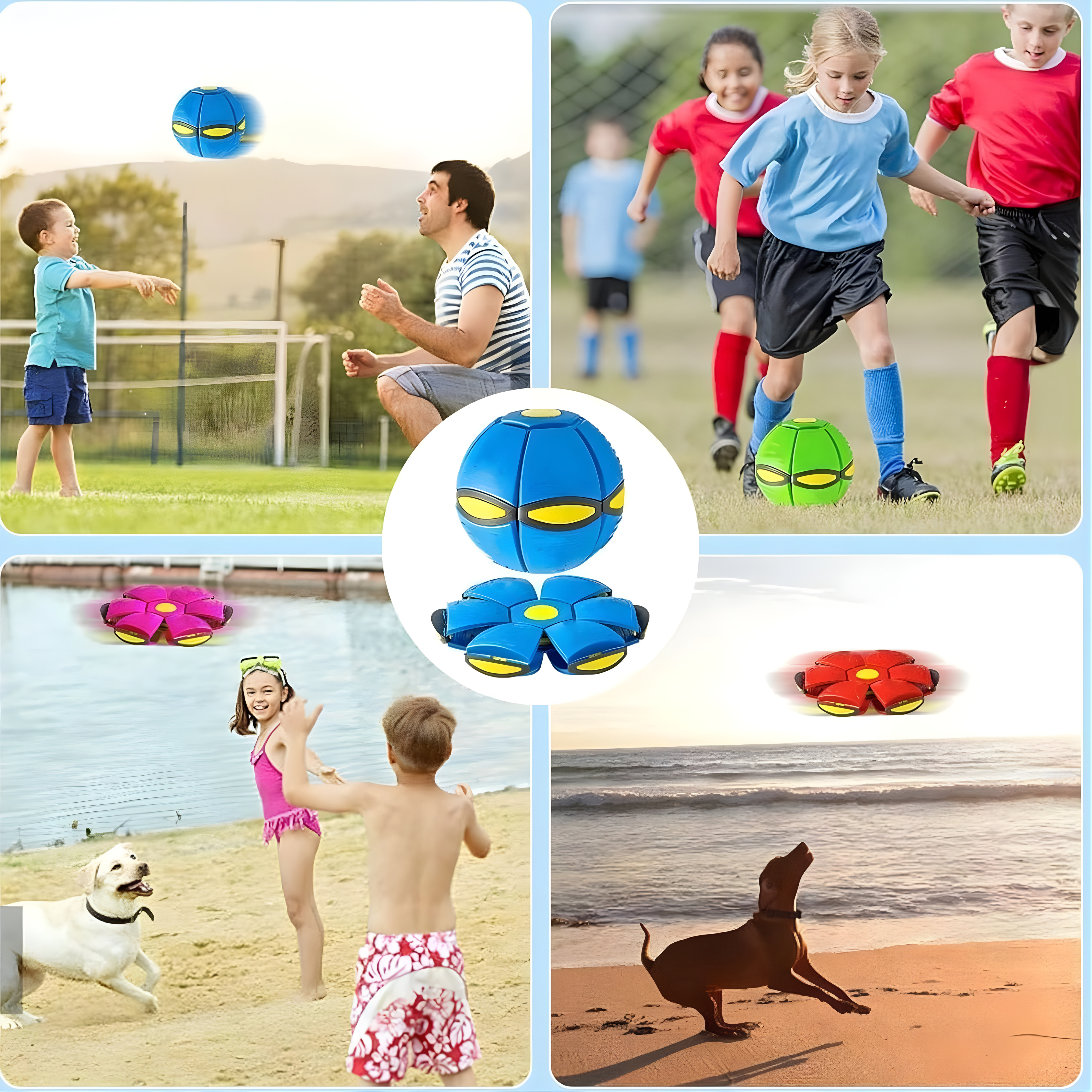 Flying Saucer Ball for Toy Interactive Flying Saucer Toy Portable