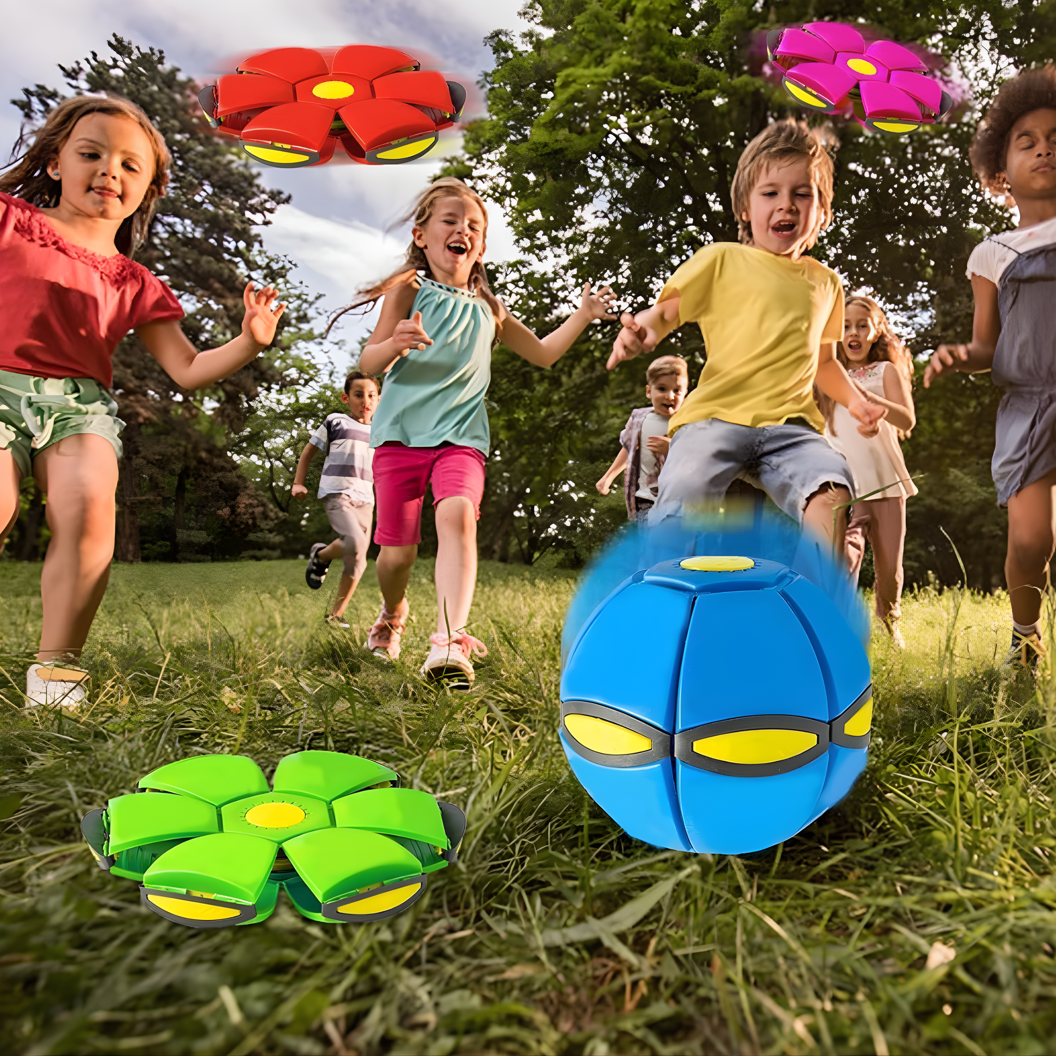 Flying Saucer Ball for Toy Interactive Flying Saucer Toy Portable